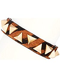 Natasha Accessories Pyramid Stud Bracelet (Set of 2) $25